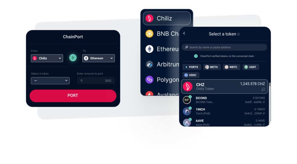 Chiliz Chain - tokens